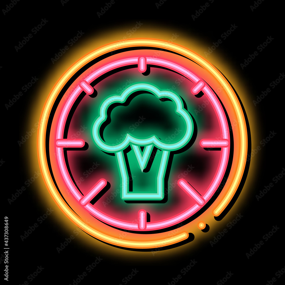 Pizza Broccoli neon light sign vector. Glowing bright icon Pizza Broccoli isometric sign. transparent symbol illustration Pizza Broccoli neon light sign vector. Glowing bright icon Pizza Broccoli isometric sign. transparent symbol illustration