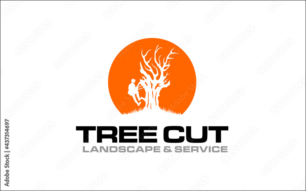 Illustration vector graphic of lawn care, landscape, grass concept logo design template-10 Illustration vector graphic of lawn care, landscape, grass concept logo design template-10