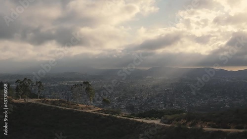 sun beams over escondido