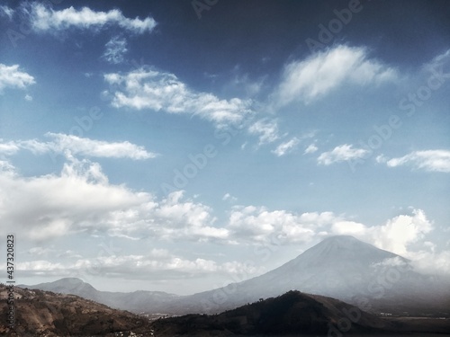 The water volcano, seen from (Sacatepéquez, Guatemala)