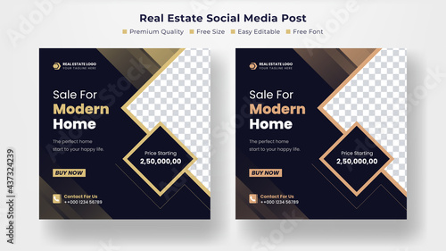 post, estate, template, marketing, media, business, house, real, sale, banner, home, modern, real estate, social, promotion, design, creative, vector, layout, property, abstract, poster, advertising