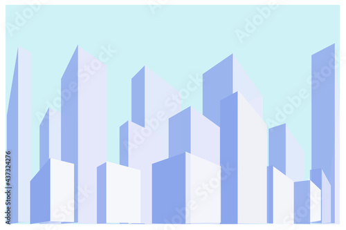 city background template -Vector