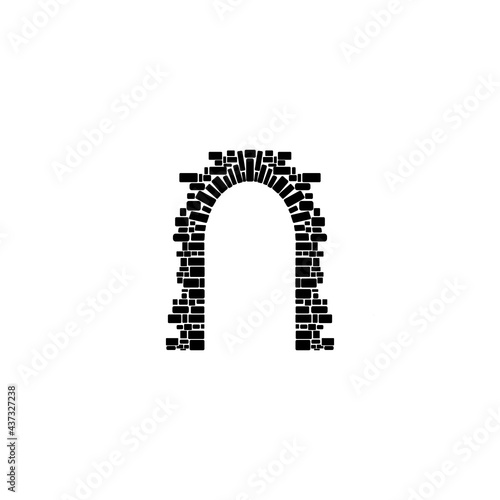 Illustration of Old arch Stones Way Logo Design