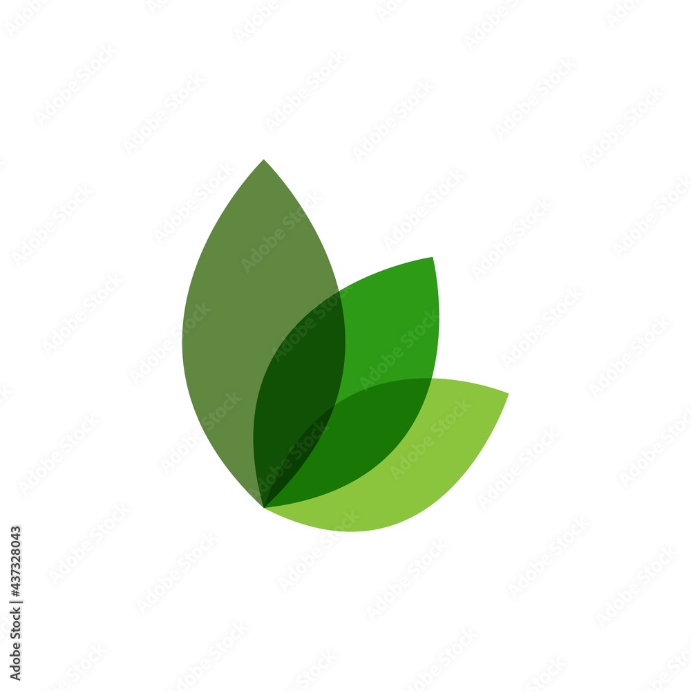 Green leaf logo Green leaf logo