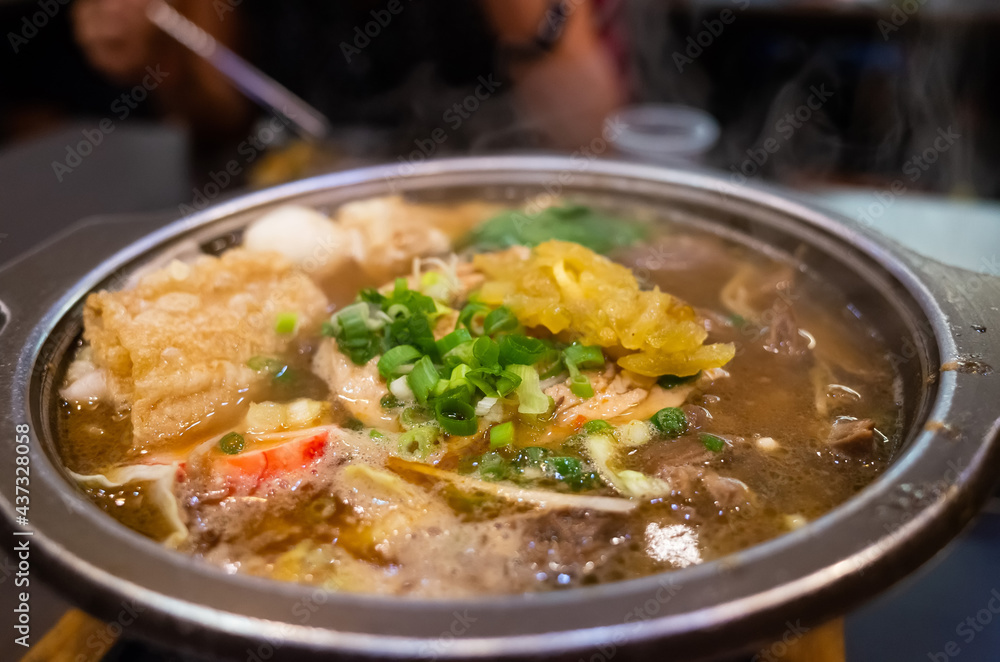 stinky tofu hot pot at Taiwan