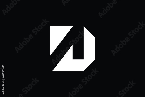 Free Download DJ letter logo design on luxury background. JD monogram initials letter logo concept. DJ icon design. JD elegant and Professional letter icon design on black background. D J JD DJ - GFXLoad