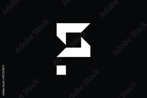 SP letter logo design on luxury background. PS monogram initials letter logo concept. SP icon design. PS elegant and Professional letter icon design on black background. S P PS SP