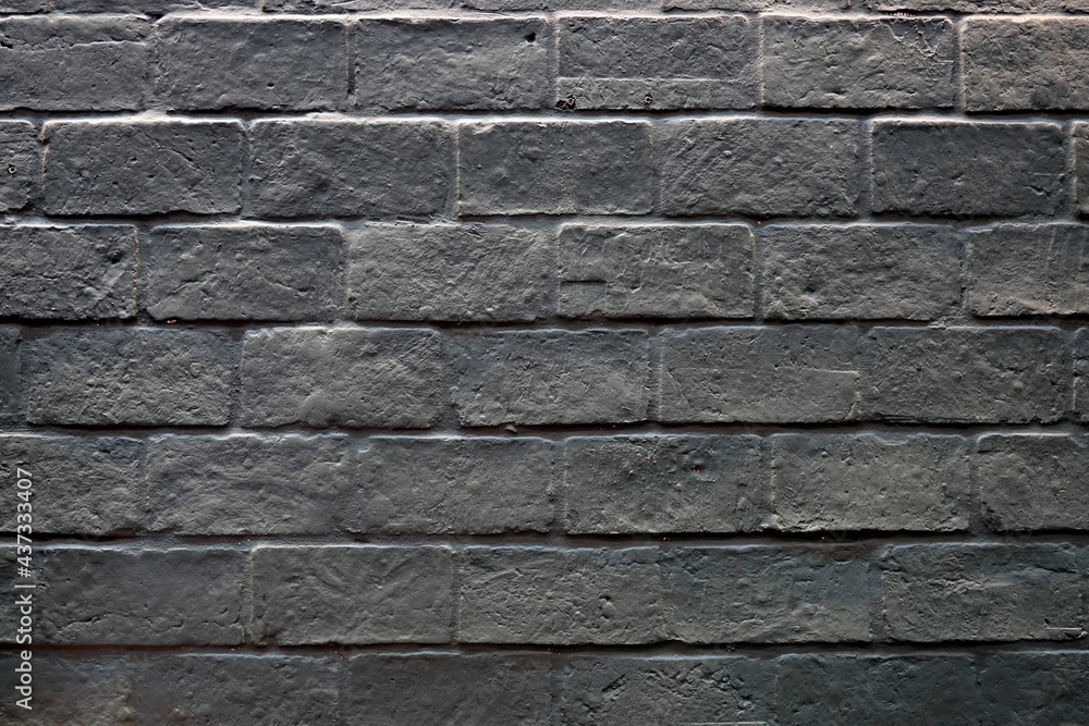 Brick wall black stone design texture background Brick wall black stone design texture background