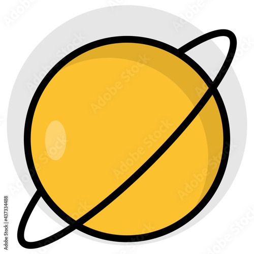        A premium download vector of saturn