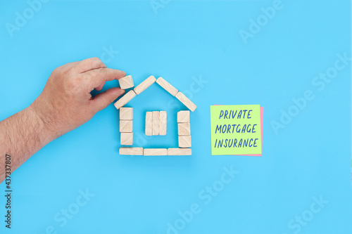 Handwritten words Private mortgage insurance photo