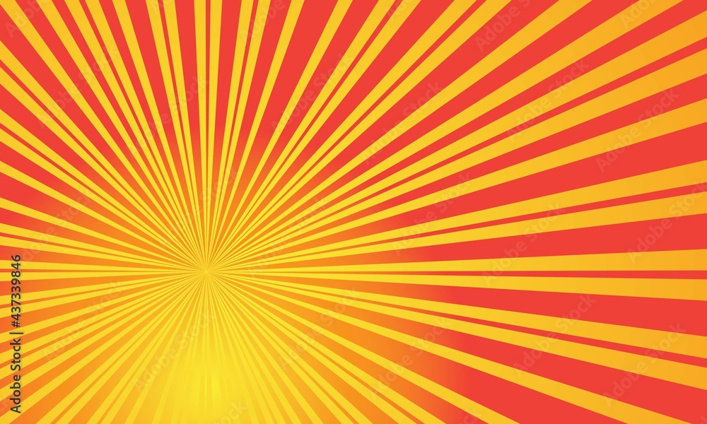Vector Background with Sunburst Retro Style. Sunburst Background Pop Art Style Design. Abstract Horizontal Banner. Vector Background with Sunburst Retro Style. Sunburst Background Pop Art Style Design. Abstract Horizontal Banner.