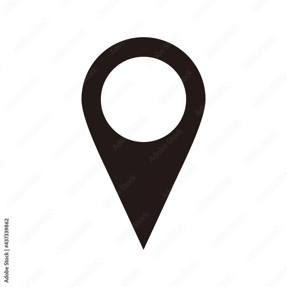 GPS Location icon. Map pointer Flat Vector GPS Location icon. Map pointer Flat Vector