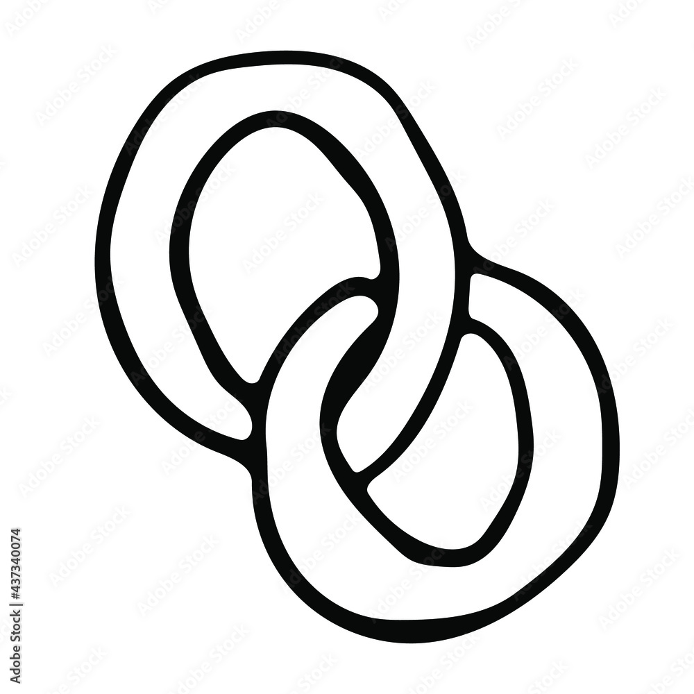 A cute single vector element is a pretzel. Hand-drawn sketch illustrations for the design of restaurants, bakeries, cafes, advertising, prints, emblems and logos. A cute single vector element is a pretzel. Hand-drawn sketch illustrations for the design of restaurants, bakeries, cafes, advertising, prints, emblems and logos.