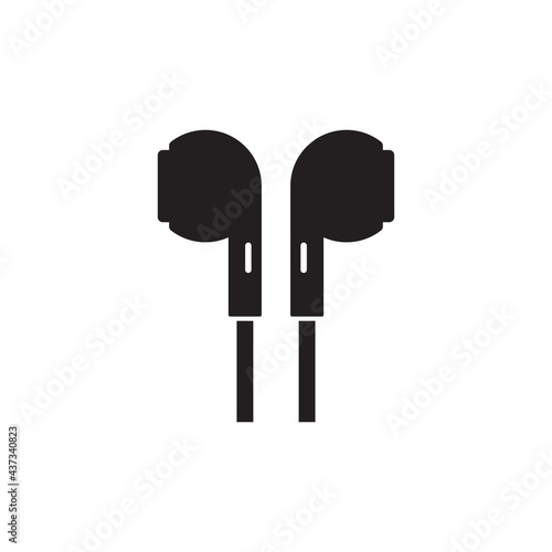 electronic icon vector , earphone icon vector