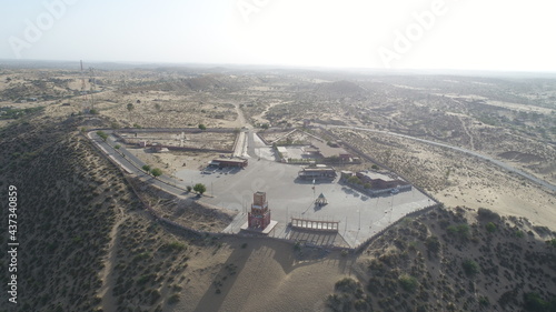Tharparkar Mithi Sindh aerial view Drone  photo