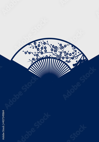 The Classic Chinese New Year s Greeting Card Template  Hanging The Chinese Fan