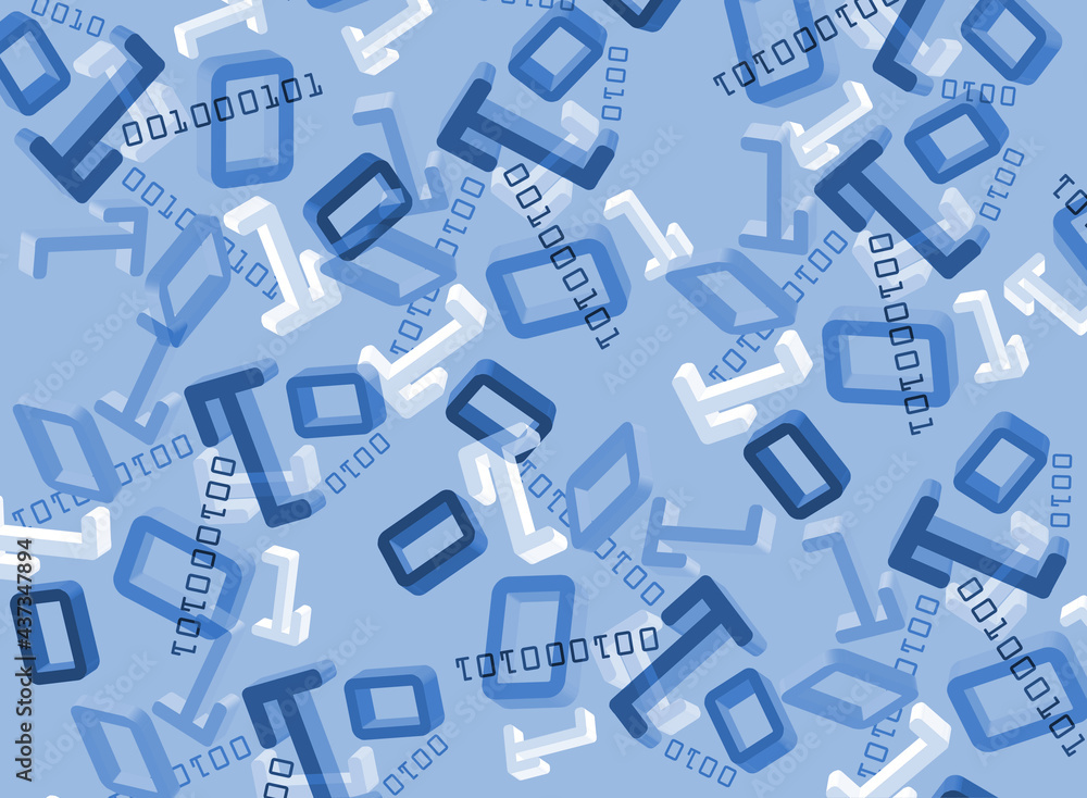 Binary code blue background.
Illustration of 3d digits.Computer technology backdrop. Binary code blue background.
Illustration of 3d digits.Computer technology backdrop.