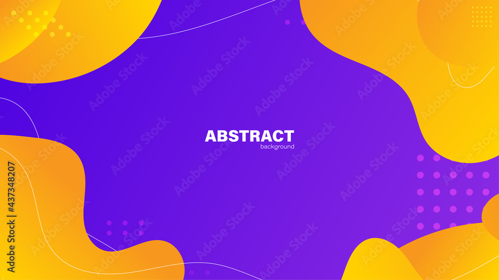 Abstract purple and yellow background, modern background concept, vector illustration.