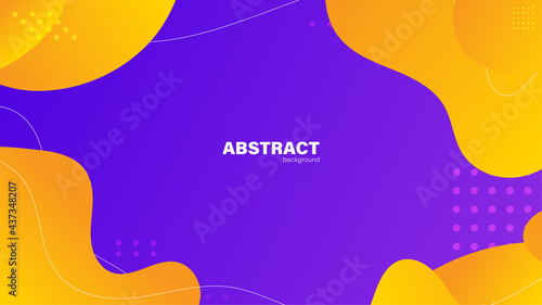 Abstract purple and yellow background  modern background concept  vector illustration.