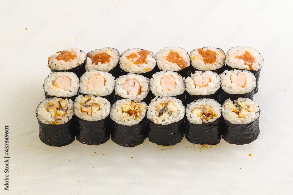 Japanese sushi and roll set Japanese sushi and roll set