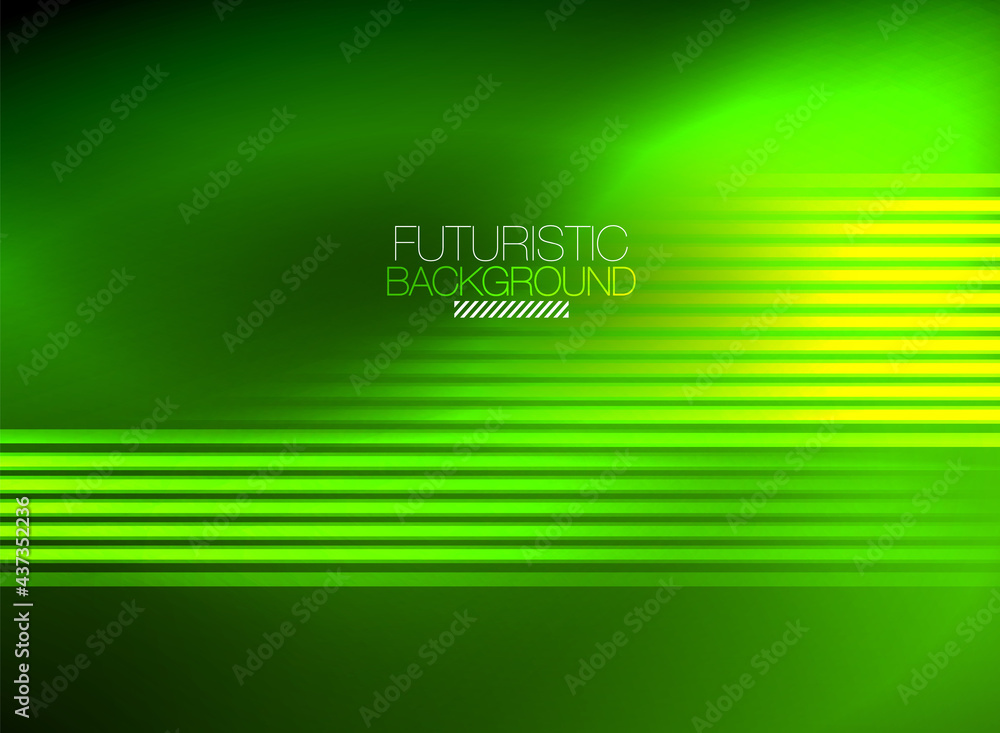 Bright neon color techno abstract background, shiny glowing neon lines in the dark background Bright neon color techno abstract background, shiny glowing neon lines in the dark background