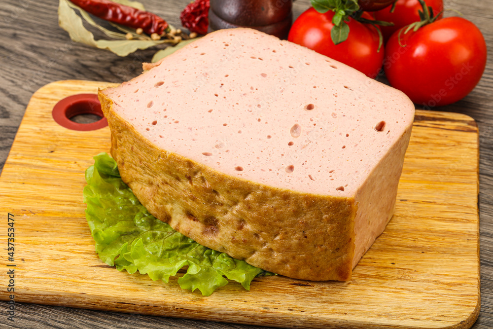 Homemade baked traditional meat loaf Homemade baked traditional meat loaf