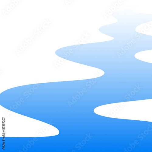 Abstract background of summer in blue, curve 015