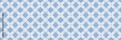 seamless pattern with ornament, blue background