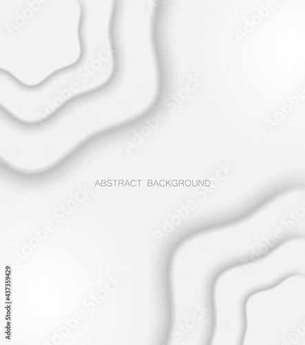 Abstract background illustration in neomorphism style. Minimal backdrop.