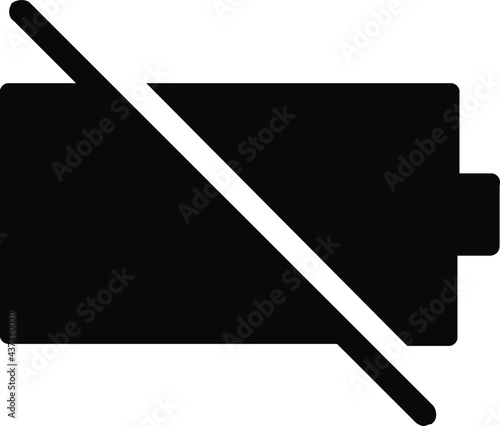 Low Battery icon vector