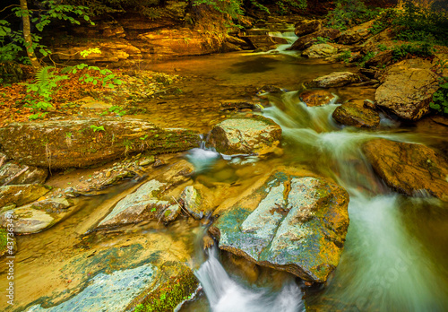 Kozice waterfalls are a jewel of nature photo