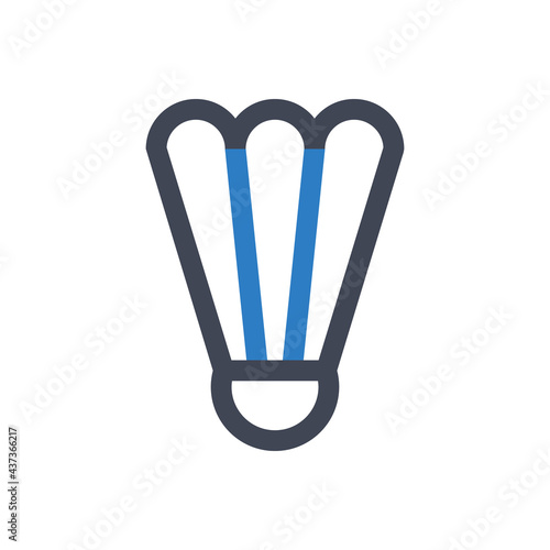 Badminton shuttlecock icon