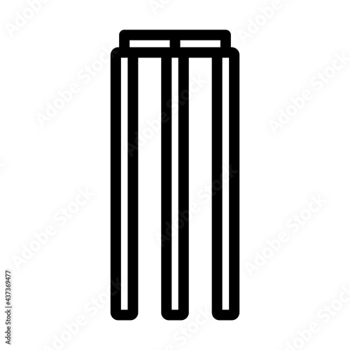 Cricket Wicket Icon