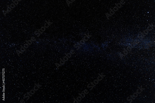 Blue starry sky at night