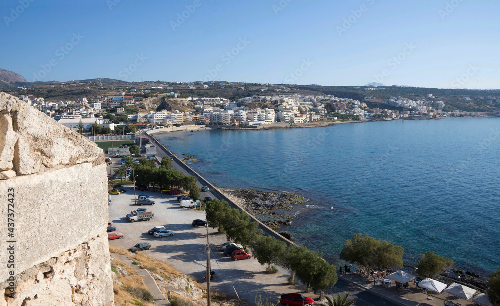 View of the city of Rethymno from Fortezz's fortress