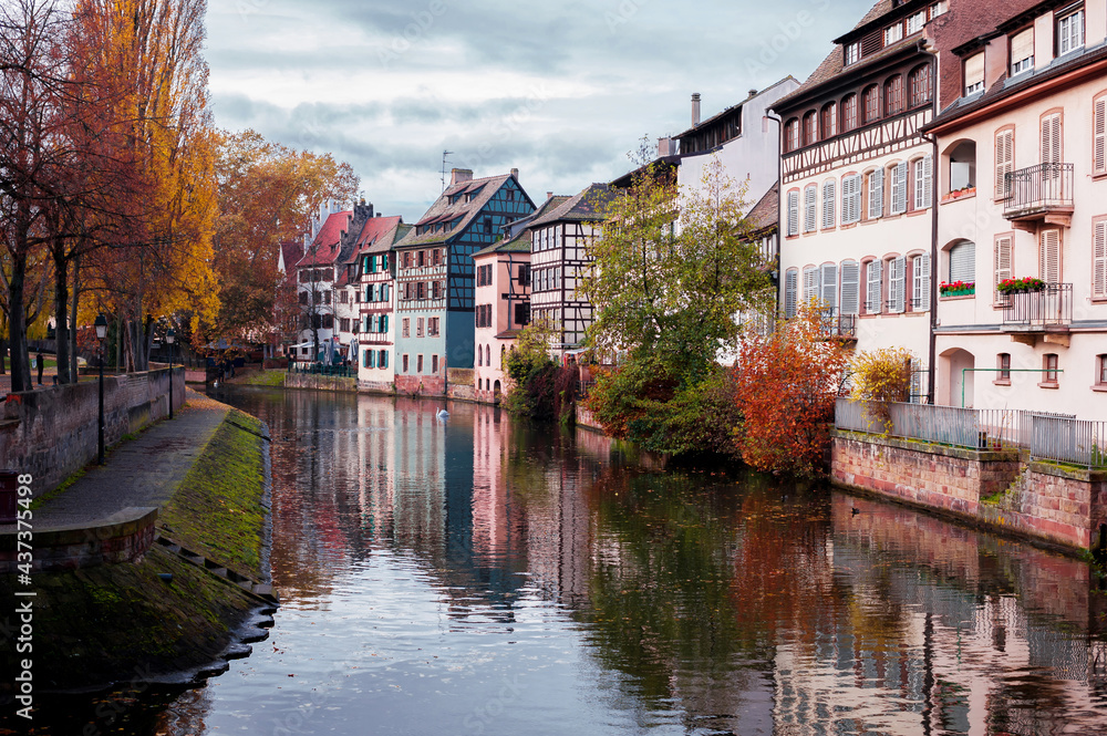 Traditional houses in La Petite France, Strasbourg, Alsace, France Traditional houses in La Petite France, Strasbourg, Alsace, France