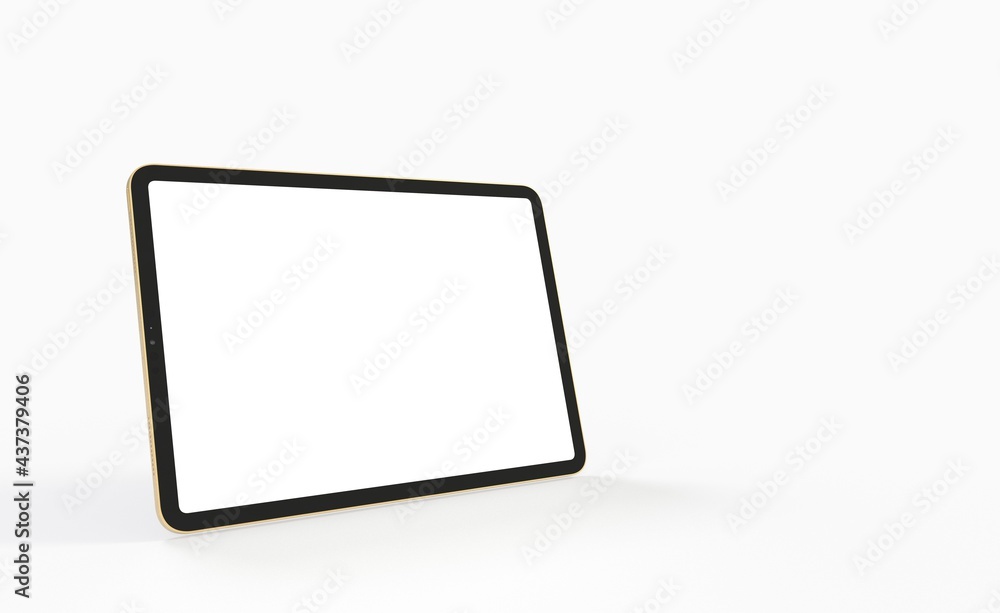 Tablet 3d computer with blank screen Tablet 3d computer with blank screen