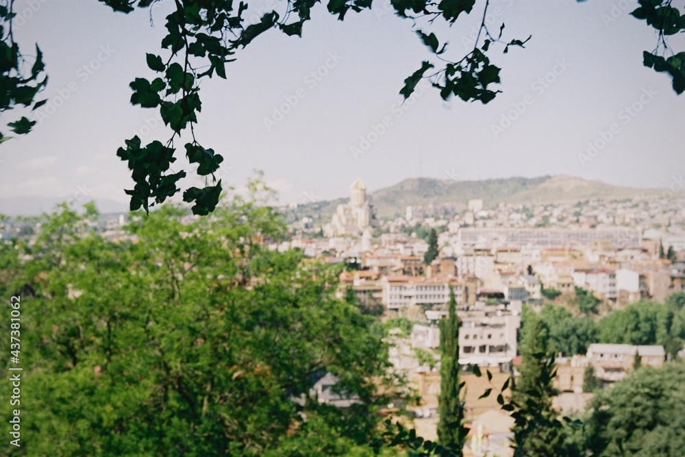 view of the city Tbilisi Georgia
