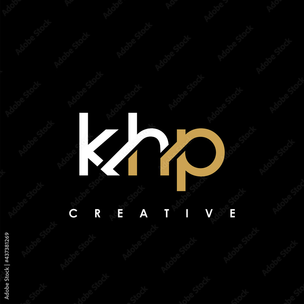 KHP Letter Initial Logo Design Template Vector Illustration KHP Letter Initial Logo Design Template Vector Illustration