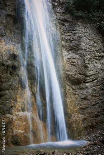 Fototapeta Naklejka Na Ścianę i Meble -  Beautiful waterfall in forest