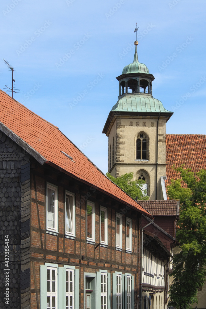 Stadt Hornburg - Altstadt mit Marienkirche, Schladen-Werla, Niedersachsen, Deutschland, Europa