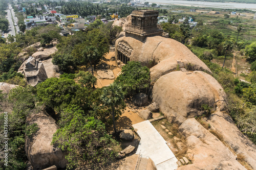 The Group of Monuments at Mahabalipuram is a collection of 7th- and 8th-century CE religious monuments in the coastal resort town of Mahabalipuram, Tamil Nadu, India and a UNESCO World Heritage Site photo