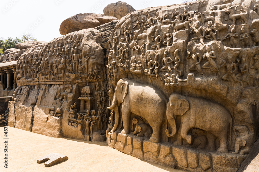Descent of the Ganges is a monument at Mamallapuram, on the Coromandel