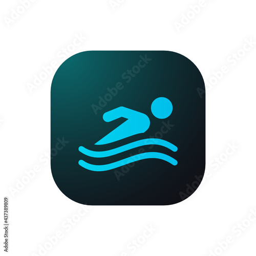 Swimming - Sticker