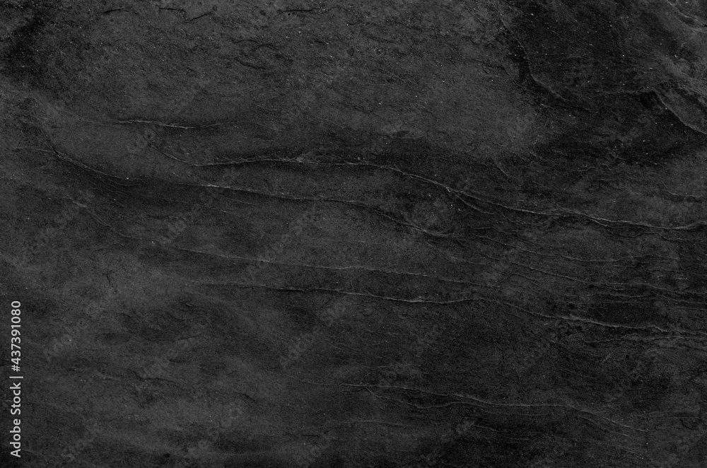 Fototapeta premium Dark grey black slate background or texture.