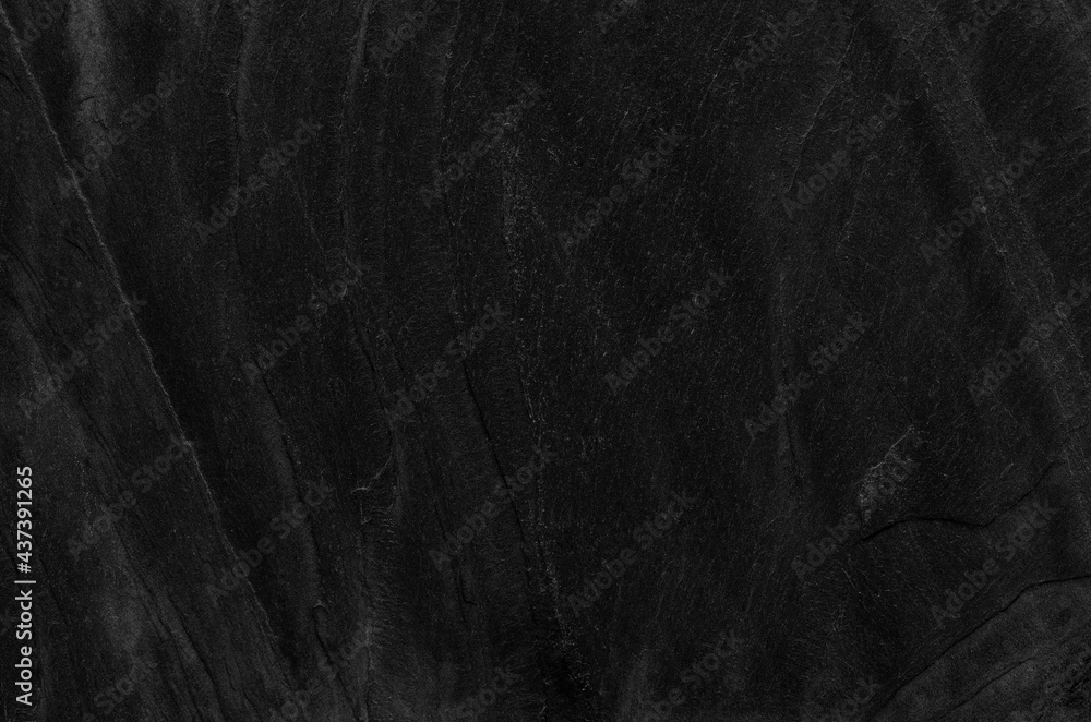 Fototapeta premium Black lined marble stone texture background