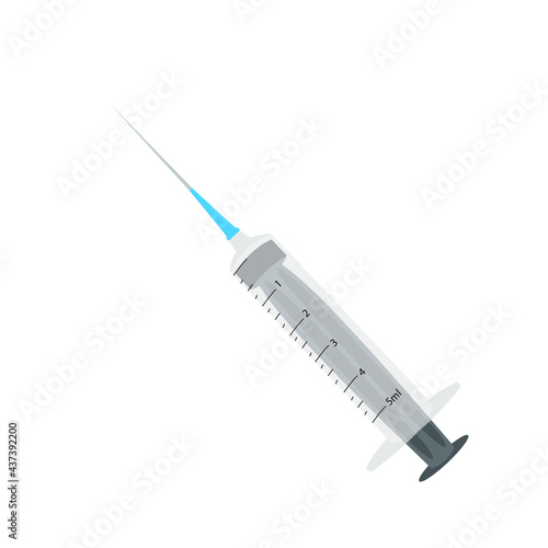 Injection Syringe Vector 