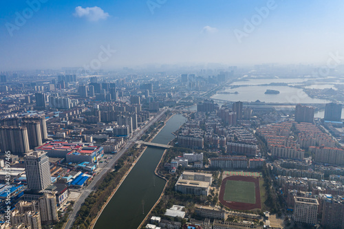 aerial view of the city © snvv