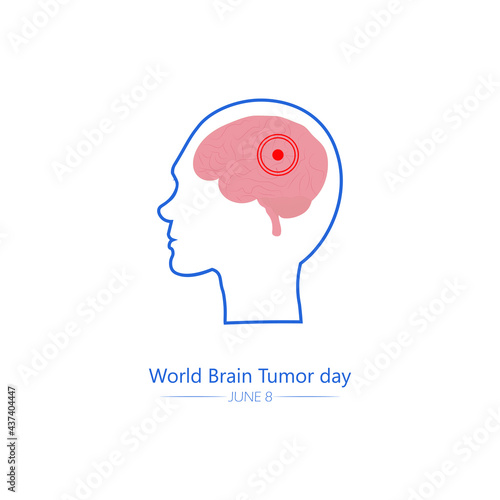 World Brain Tumor day ,Vector Illustration.