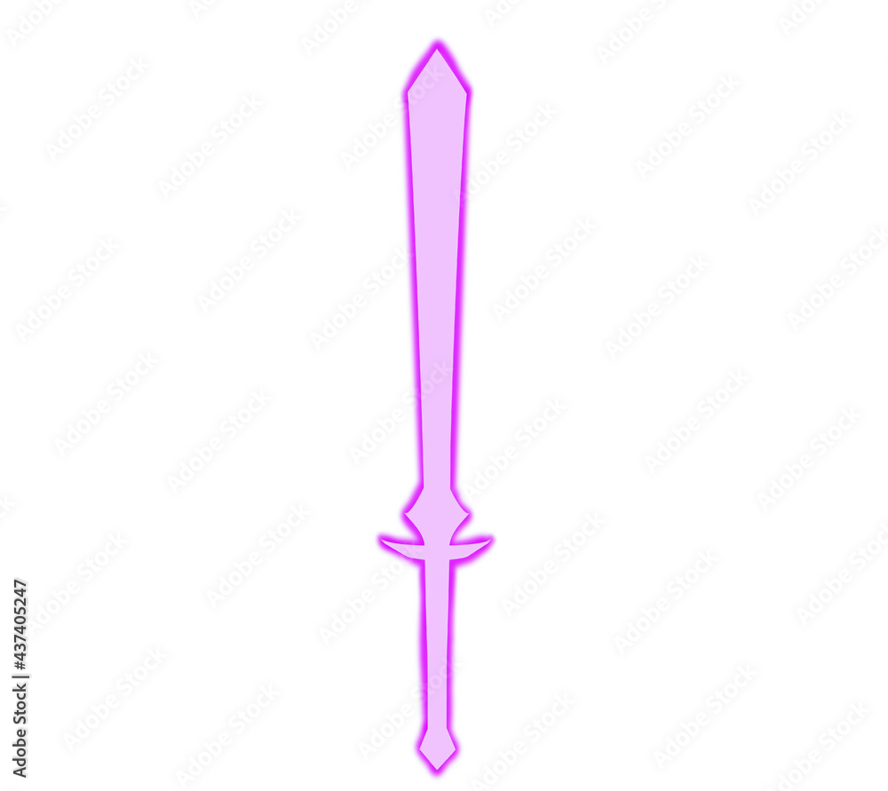 Purple shining sword Purple shining sword